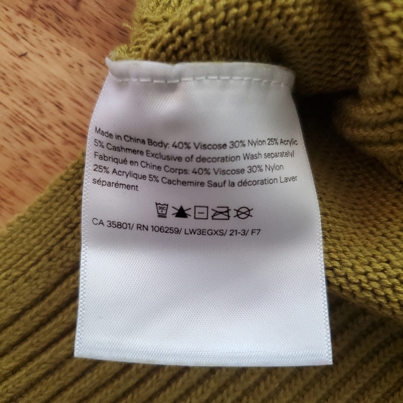 Lululemon 🍋 Cashlu Boxy Crewneck Sweater Auric Gold Size Medium (8) - Picture 16 of 16